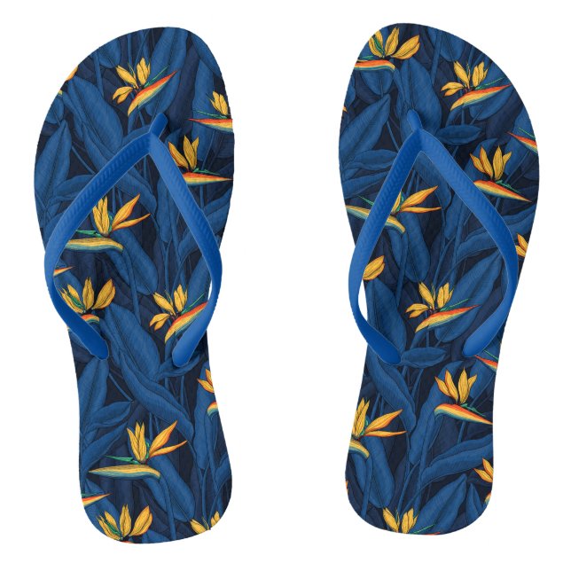 Nachtgeflügel im Paradiesgarten 2 Flip Flops (Fußbett)