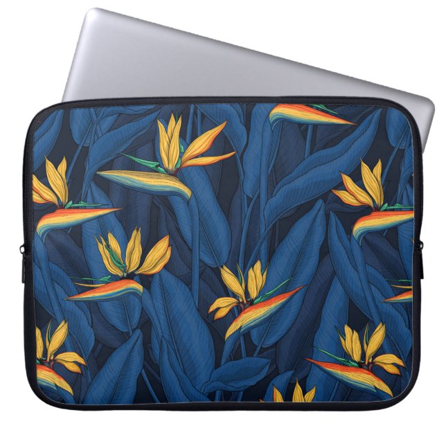 Nachtgeflügel im Paradiesgarten 2 Laptopschutzhülle (Vorderseite)