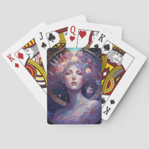 Nachtgoddess Queen Fantasy Art Ping Cards Spielkarten