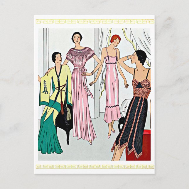 Nachthemden (1931 postkarte (Vorderseite)