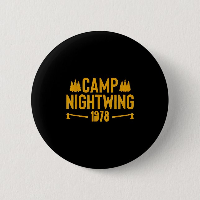 Nachthemmung, Beängstigender Horror, Halloween-Kos Button (Vorderseite)
