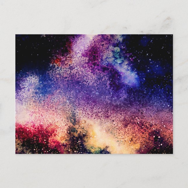 Nachthimmel Postkarte (Vorderseite)