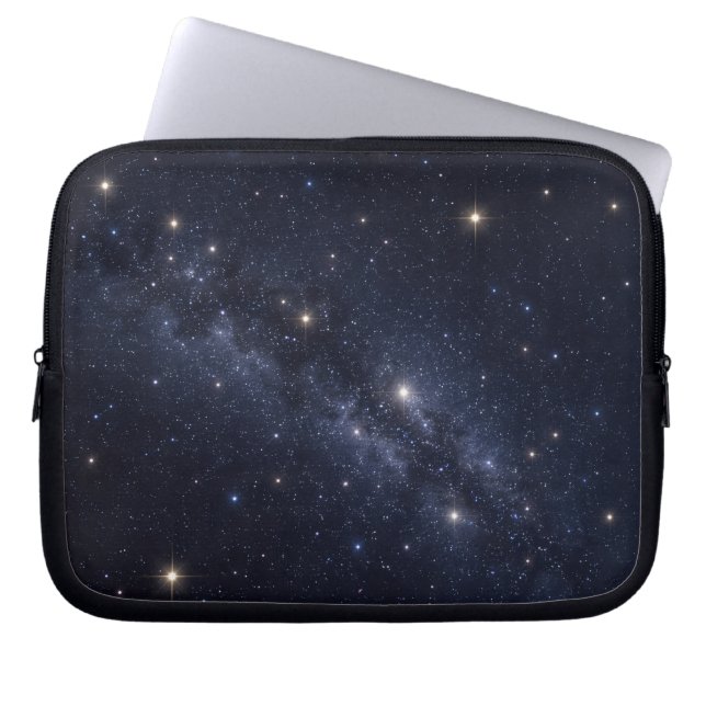 Nachthimmel Sterne Laptopschutzhülle (Vorderseite)