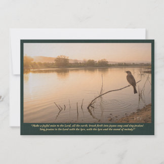 Nachtigall bei Morgendämmerung—Psalm 98:4–5 Biblis Einladung