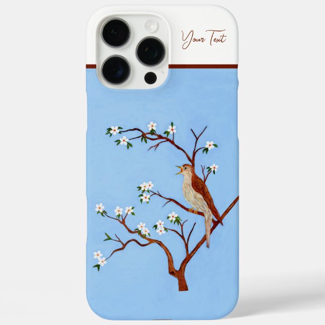 Nachtigall Case-Mate iPhone Hülle (Rückseite)