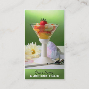 Nachtische - NahrungsmittelVisitenkarte Visitenkarte