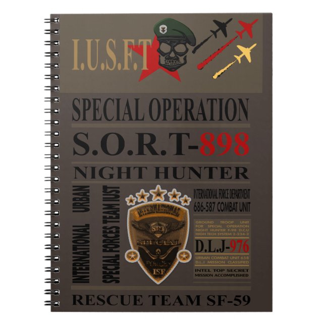 Nachtjäger Notizblock (Vorderseite)