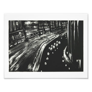 Nachtkanal Fotodruck
