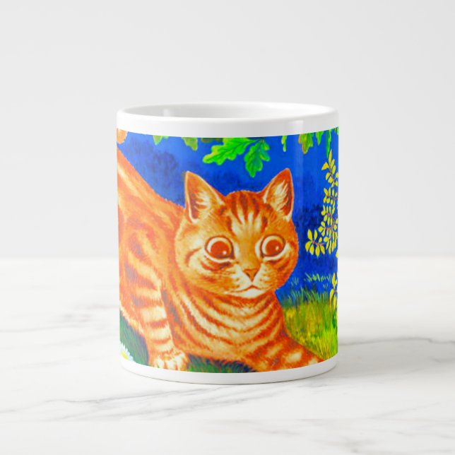 Nachtkatze Jumbo-Tasse (Vorderseite)