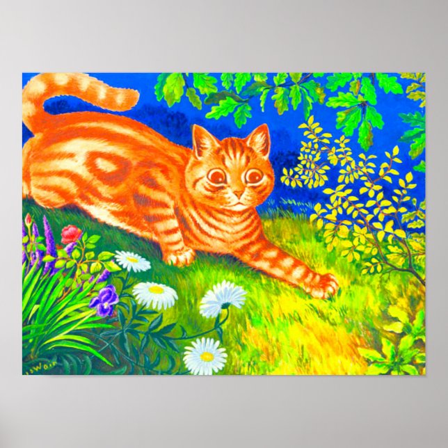 Nachtkatze Poster (Vorne)