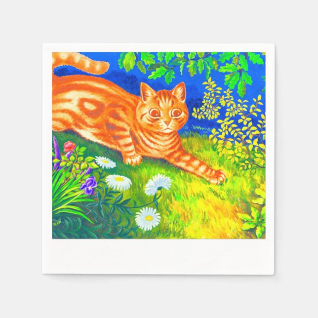 Nachtkatze Serviette (Vorderseite)