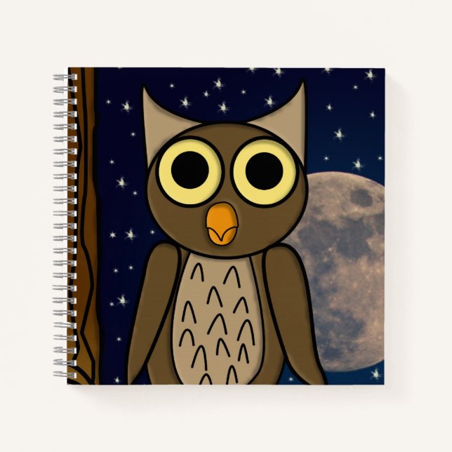 Nachtkeule Notizbuch (Vorderseite)
