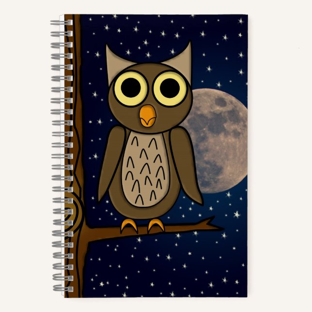 Nachtkeule Notizbuch (Vorderseite)