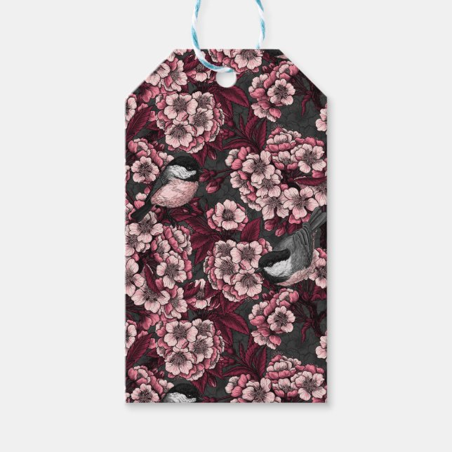 Nachtkirschgarten Geschenkanhänger (Vorderseite)