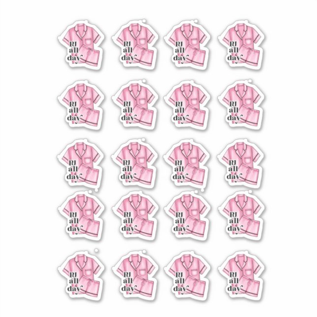 Nachtkleiderahmer Aufkleber (Vorderseite)