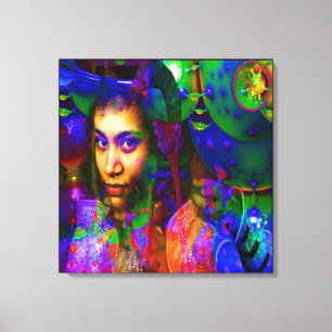 Nachtkreatur Leinwanddruck