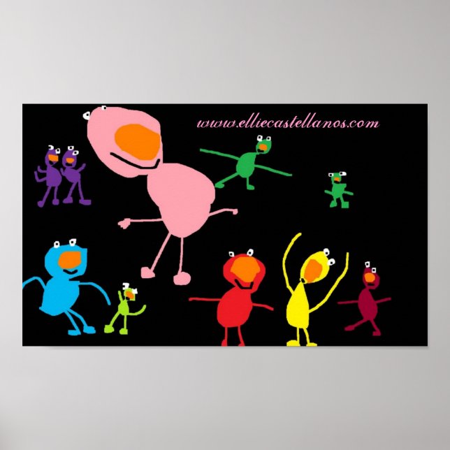 Nachtkritter, www.elliecastellanos.com poster (Vorne)