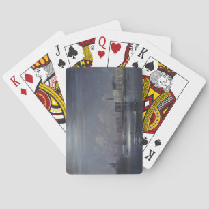 Nachtlandschaft in Venedig (italienische Stadt) Spielkarten