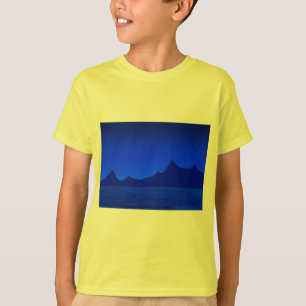Nachtlandschaft - Sternenabend - Design von MatiCh T-Shirt
