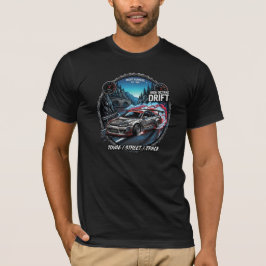 Nachtläufer High-Octane-Touge-Drift-JDM-Grafik T-Shirt