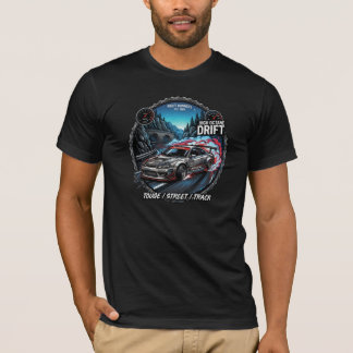 Nachtläufer High-Octane-Touge-Drift-JDM-Grafik T-Shirt