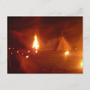 Nachtleben-Postkarte Postkarte