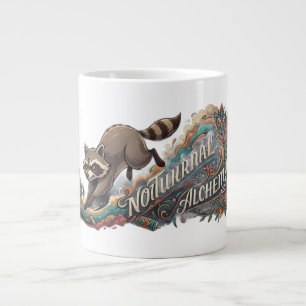 Nächtliche Alchemie Waschbär Langarmshirt Jumbo-Tasse