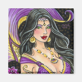 Nachtliche Rose Magnet