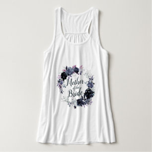 Nächtlicher Blumenkranz Mutter der Braut Tank Top