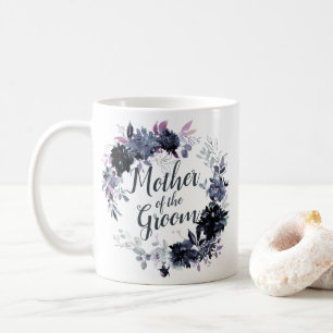 Nächtlicher Floraler Kranz Chic Mutter des Bräutig Kaffeetasse