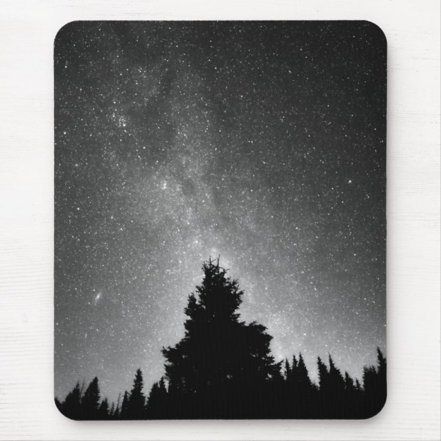 Nächtlicher Himmel Mousepad (Vorne)