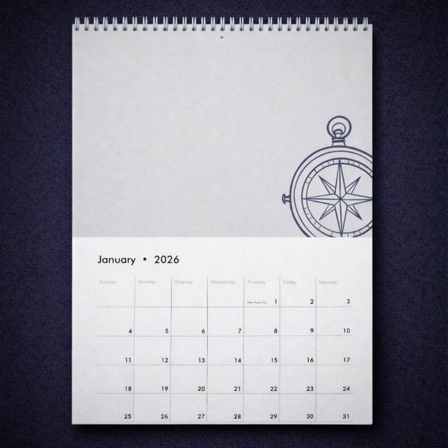 Nächtliches Studium dunkle Akademie Taschenuhr Kalender (Von Creator hochgeladen)