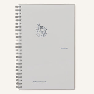 Nächtliches Studium dunkle Akademie Taschenuhr Notizbuch