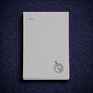 Nächtliches Studium dunkle Akademie Taschenuhr Post-it Klebezettel