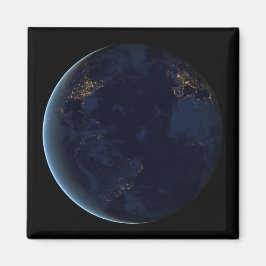 Nachtlicht auf der Erde (Western Hemisphäre) Magnet