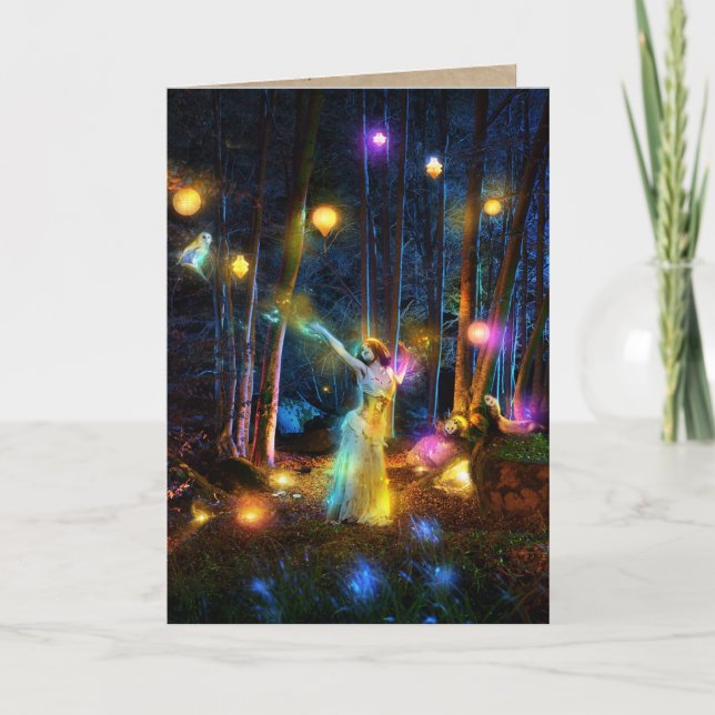 Nachtlicht Karte (Vorderseite)