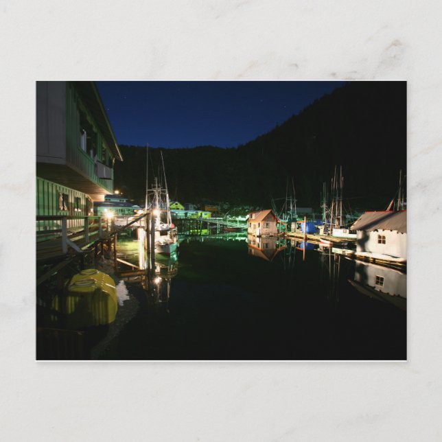 Nachtlicht Postkarte (Vorderseite)