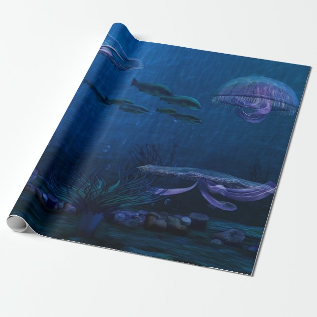 Nachtlichtquartett Geschenkpapier (Ungerollt)