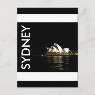 Nachtlinien von Sydney Postkarte