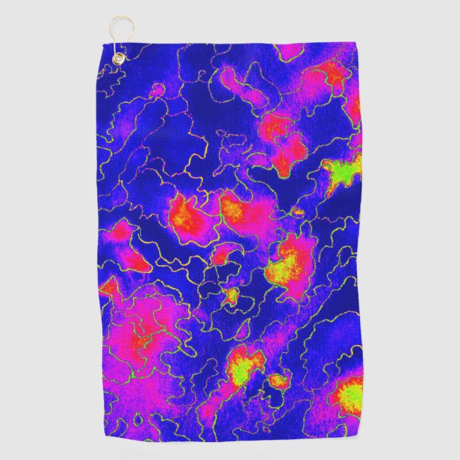 Nachtmagie Golfhandtuch (Vorderseite)