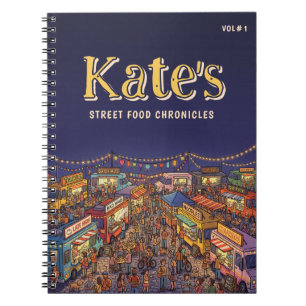 Nachtmarkt Food Truck Street Food Chroniken Notizblock