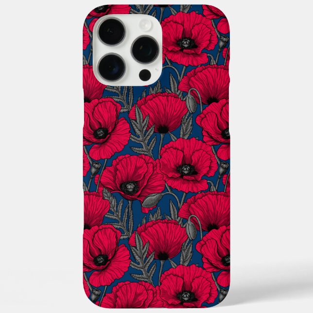 Nachtmohngarten Case-Mate iPhone Hülle (Rückseite)