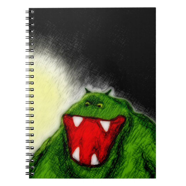 Nachtmonster Notizblock (Vorderseite)