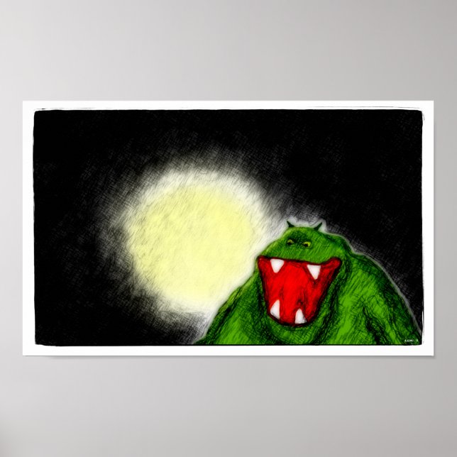 Nachtmonster Poster (Vorne)