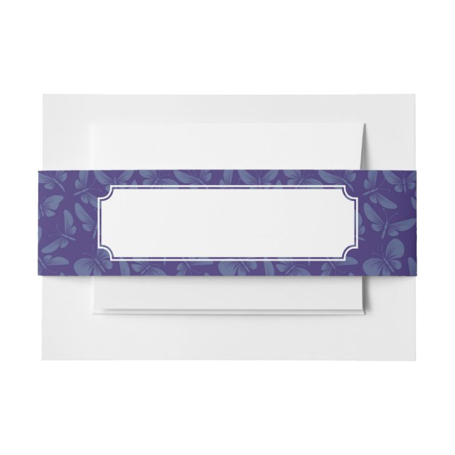 Nachtmotten-Schmetterlingshintergrund Einladungsbanderole (Vorderseite Beispiel)