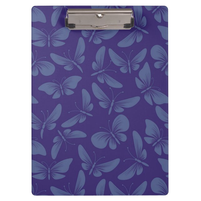 Nachtmotten-Schmetterlingshintergrund Klemmbrett (Vorderseite)