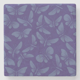 Nachtmotten-Schmetterlingshintergrund Steinuntersetzer