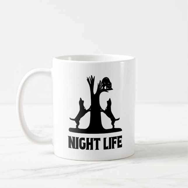 Nachtmünzjagd Kaffeetasse (Links)