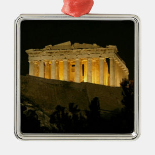 Nachtparthenon Ornament Aus Metall