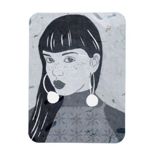 Nachtportrait Magnet